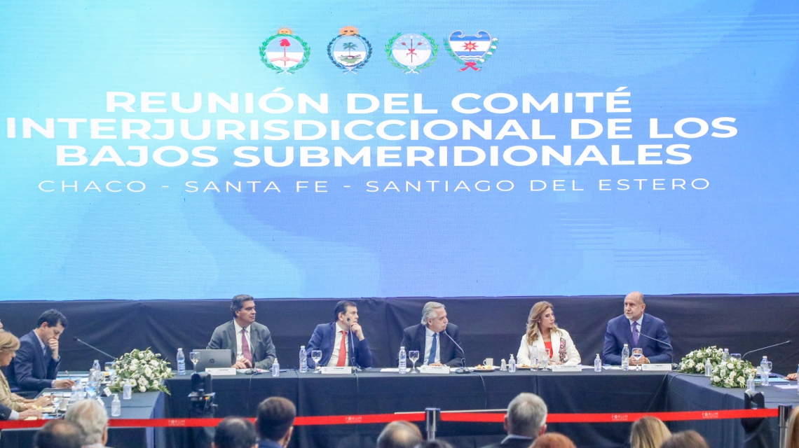 Perotti participó de una nueva reunión del Comité Interjurisdiccional de los Bajos Submeridionales